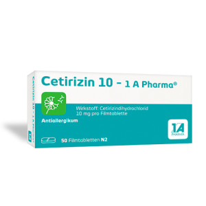 CETIRIZIN 10 1A Pharma Filmtabletten